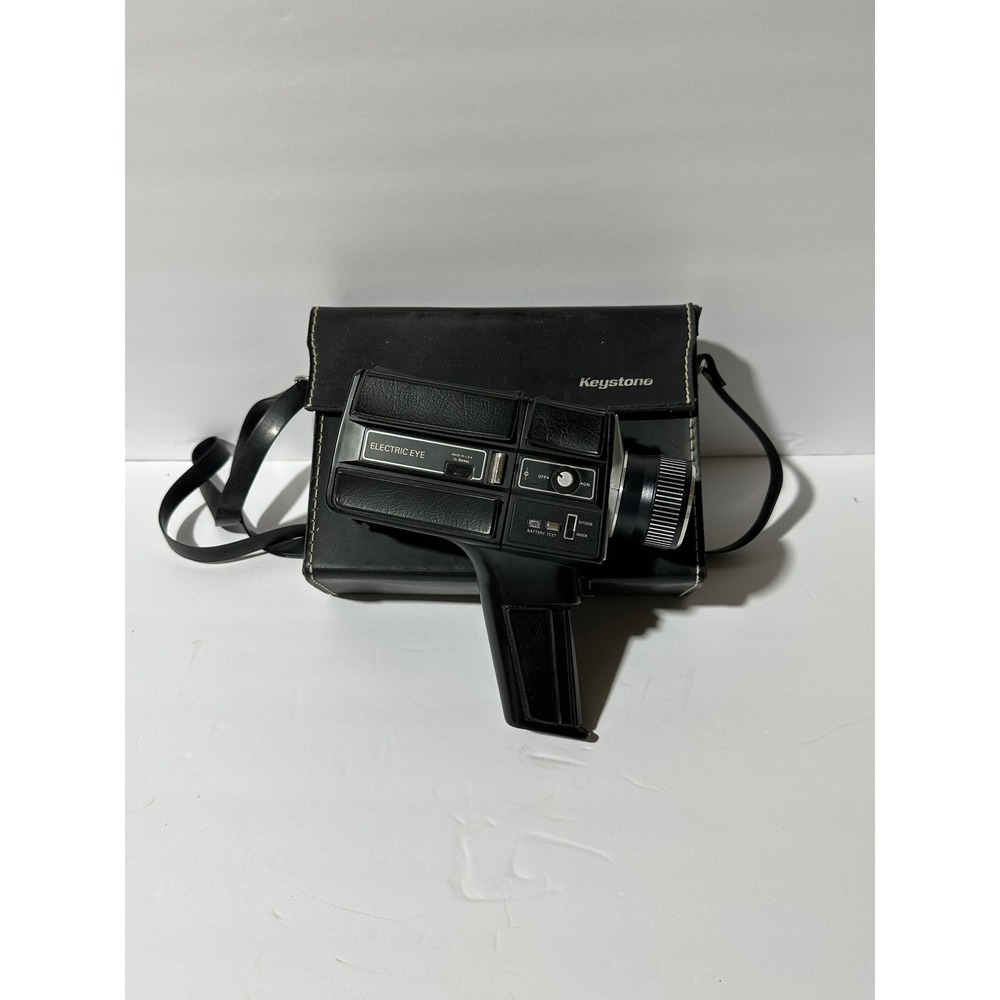Vintage Keystone XL204 Electric Eye Movie Camera with Case Untested parts only